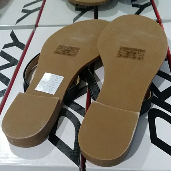 Dkny Nappa Pu Leather Women's Sandals 👡 - Picture 6 of 6